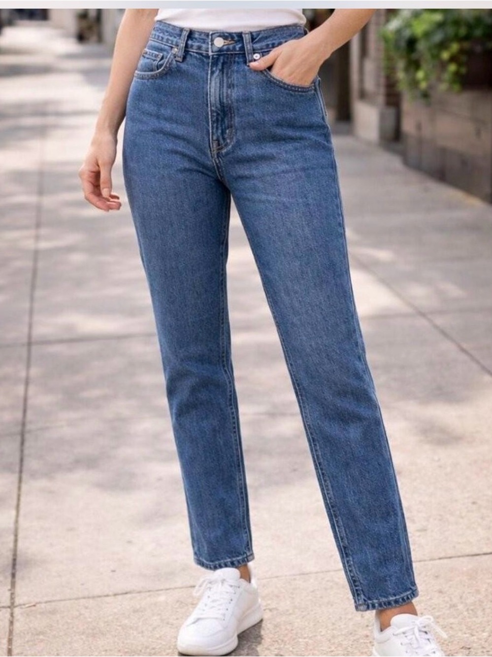 Everlane Original 90s Cheeky Classic High-Rise Straight Leg Women’s Jeans - Blue